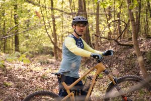 Riding Steep Mountain Bike Trails